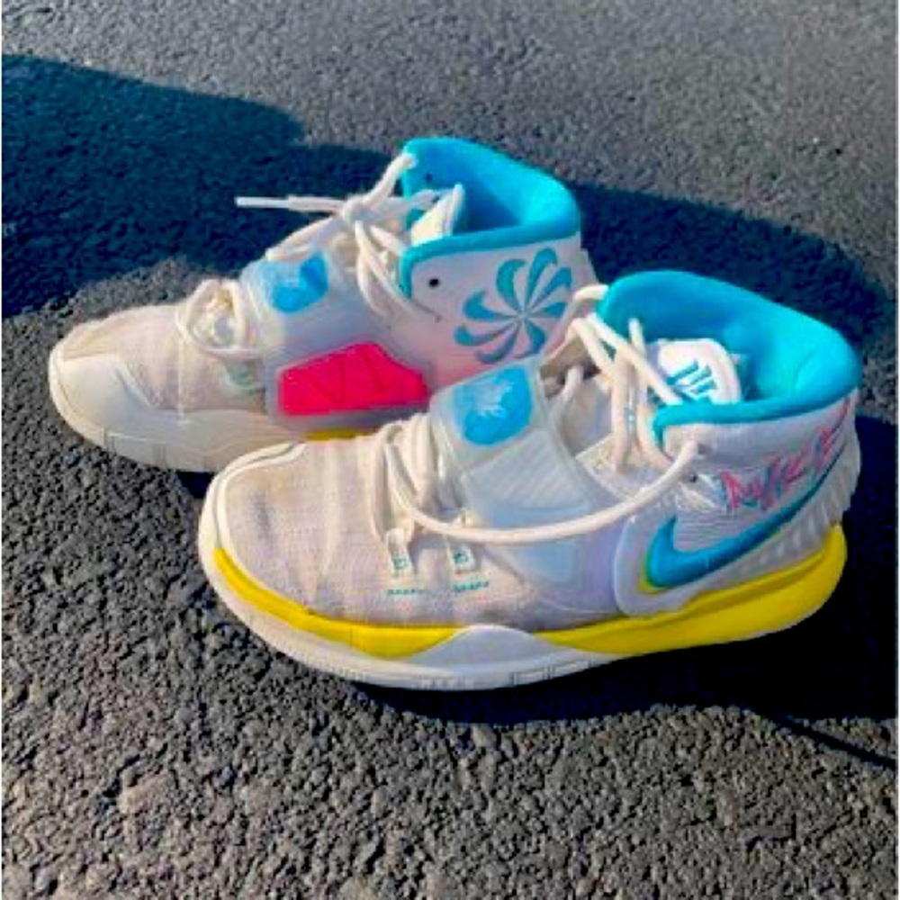 Nike Kyrie basketball shoes.